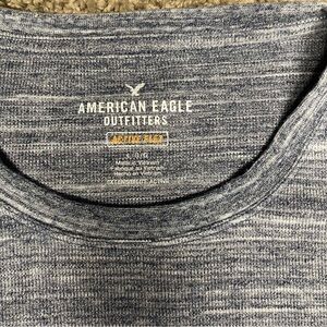 American‎ Eagle Crewneck men’s large pullover long sleeve shirt blue athletic